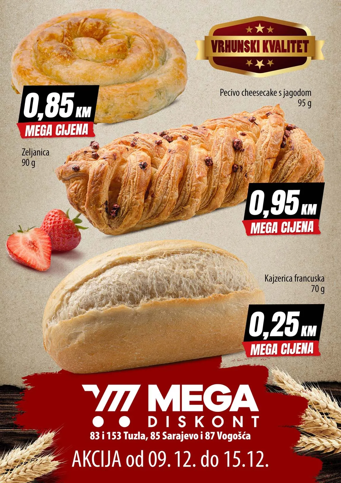 Snizenja Mega diskont pekara Mega diskont snizenja pekara