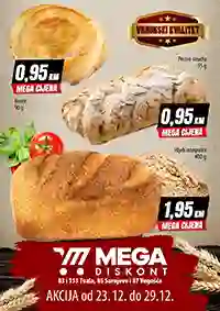 Mega Diskont – Nova akcija u pekarama Otoka, Vogošća i Tuzla do 29. decembra 2025