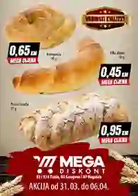 Mega Diskont nova akcija – pekare Otoka, Vogošća i Tuzla do 06.04.2026