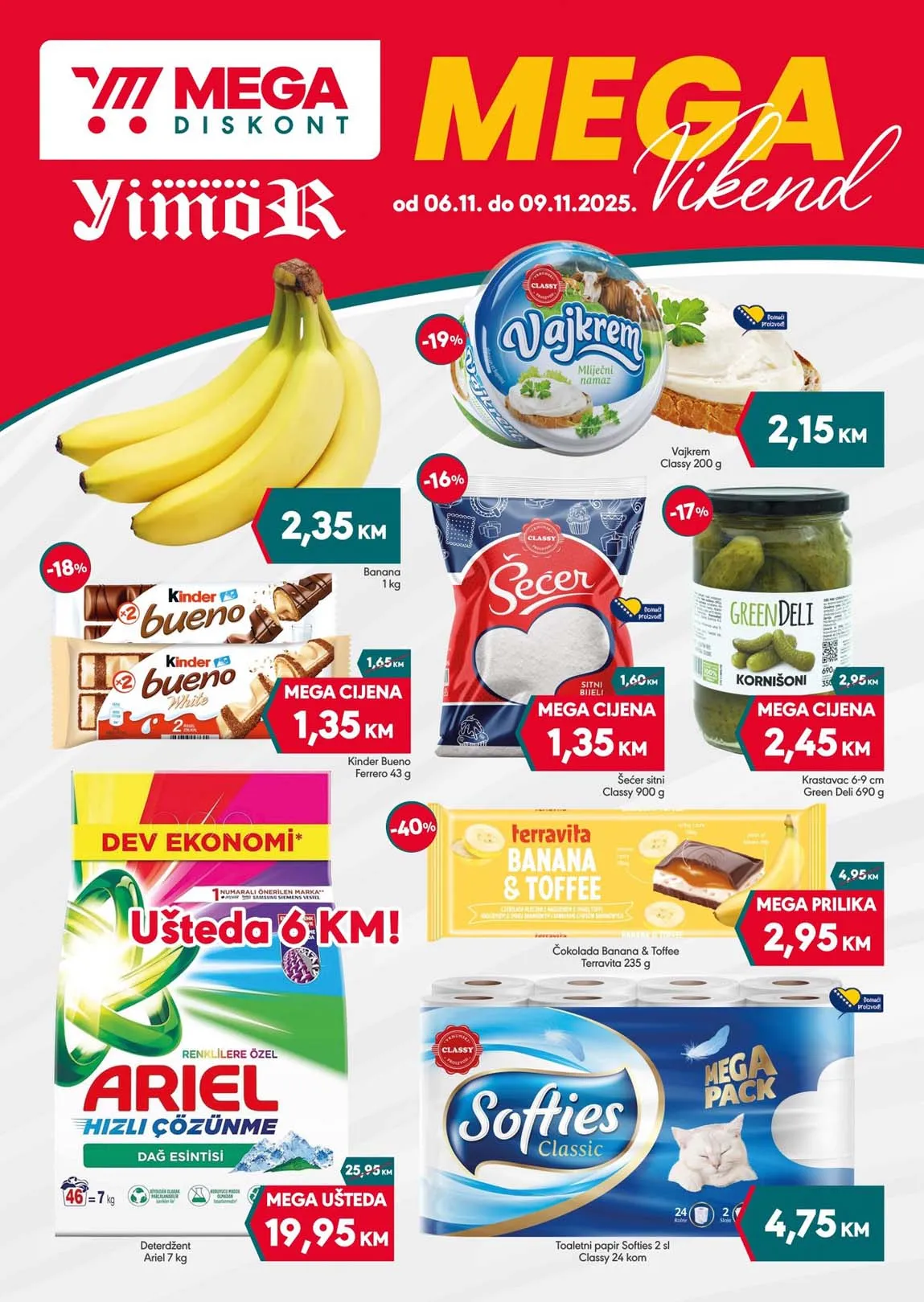 Yimor i Mega diskont vikend akcija sniženja Mega diskont vikend akcija