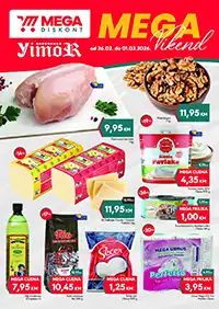 Yimor i Mega Diskont vikend akcija sniženja do 1. marta 2026.