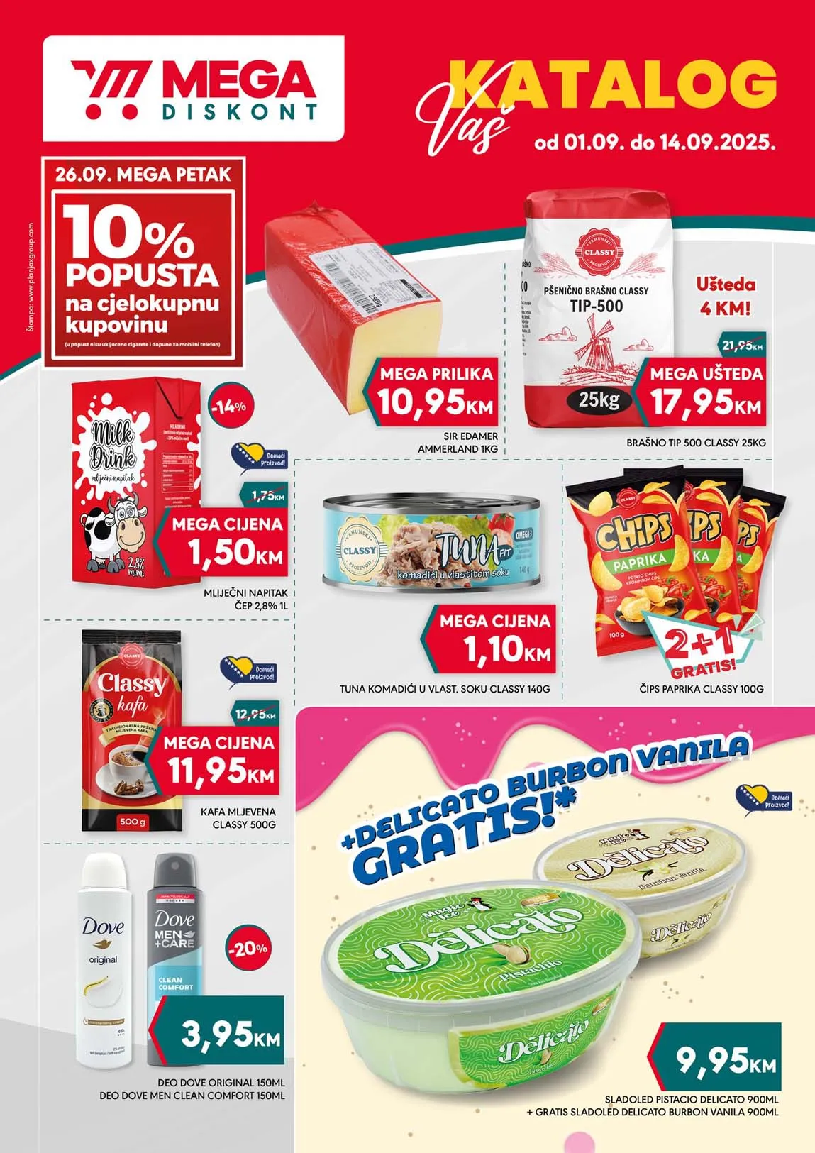 MEGA Diskont Akcija! Katalog sniženja do 14.09.2025. 