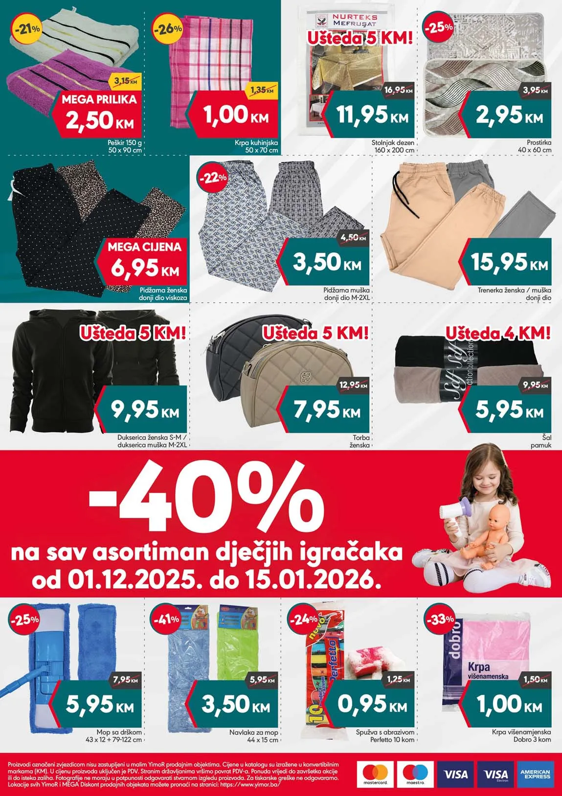 Yimor i Mega diskont vikend akcija sniženja Mega diskont vikend akcija